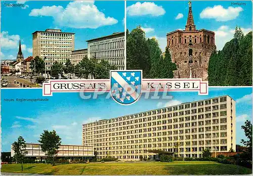 Moderne Karte Gruss aus Kassel