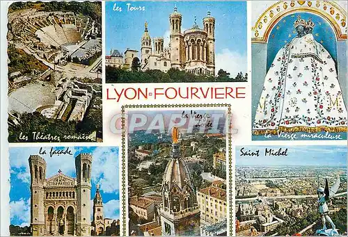 Cartes postales moderne Lyon N D de Fourviere