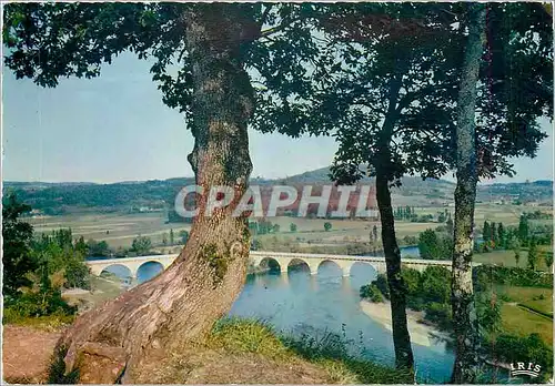 Moderne Karte La Dordogne Pittoresque Limeuil au confluent de la Dordogne et de la Vezere