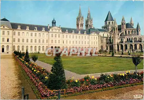 Cartes postales moderne Cane Le jardin l'Hotel de Ville l'Abbaye aux Hommes l'Eglise Saint Etienne XIIe s