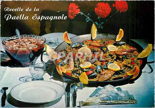 Cartes postales moderne La Paella Espagnoles (Pour six personnes)