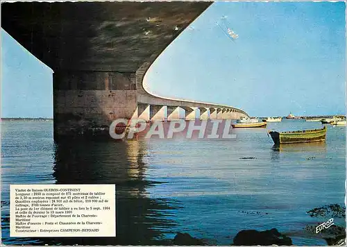Cartes postales moderne Viaduc de liaison Oleron Continet