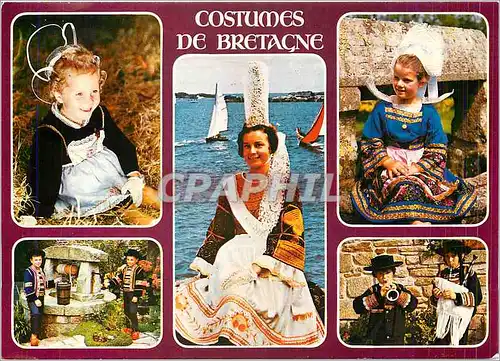 Cartes postales moderne Costumes de Bretagne