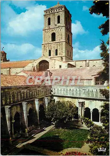 Cartes postales moderne Reflets de Provence Arles (B du R) Le cloitre et le Clocherde St Trophime (XIIe et XIVes)