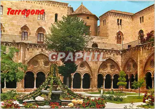 Cartes postales moderne Costa Dorada Tarragona Cathedrale Jardin dans le Cloitre