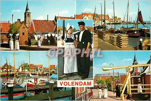 Moderne Karte Volendam Hollande