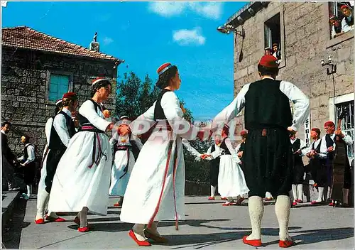 Cartes postales moderne Dubrovnik Konavle Costume nationaux de Cilipi Folklore