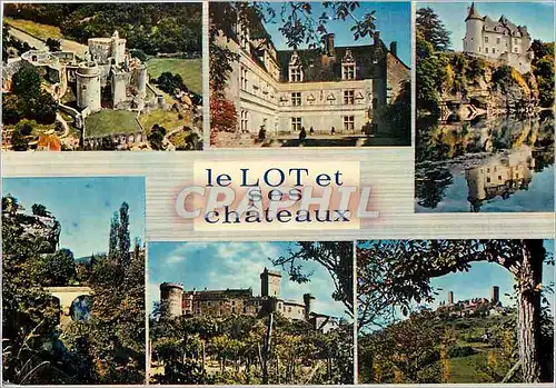 Cartes postales moderne Le Lot Terre des Merveilles Bonaguil Montal Belcastel