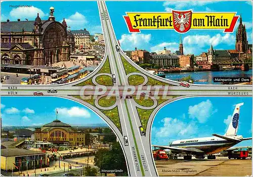 Cartes postales moderne Frankfurt am Main Avion Aviation
