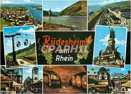 Cartes postales moderne Rudesheim am Rhein