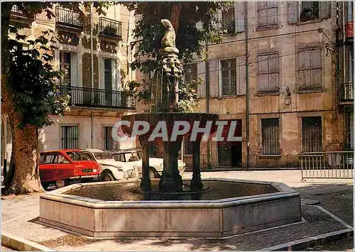 Moderne Karte Ceret (Pyr Or) La vieille Fontaine de la Place des 9 Jets