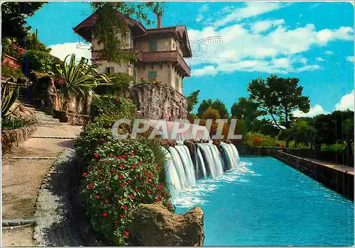 Cartes postales moderne Nice Les jardin et le cascade de Gairaut