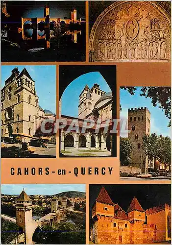Cartes postales moderne Vallee du Lot Cahors en Qurcy Le Pont Valente