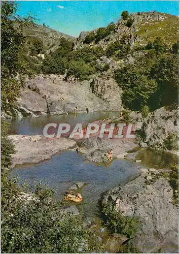 Moderne Karte Lozere Baignade ne riviere