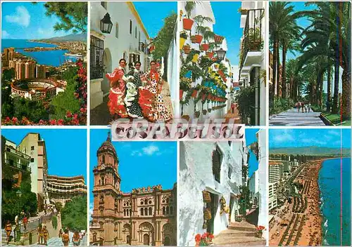 Moderne Karte Costa del Sol Vues diverses