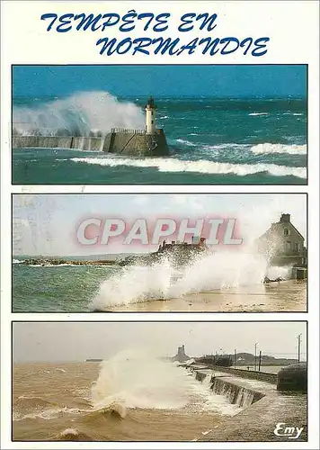 Cartes postales moderne Tempete en Normandie