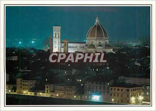 Cartes postales moderne Firenze Panorama la nuit