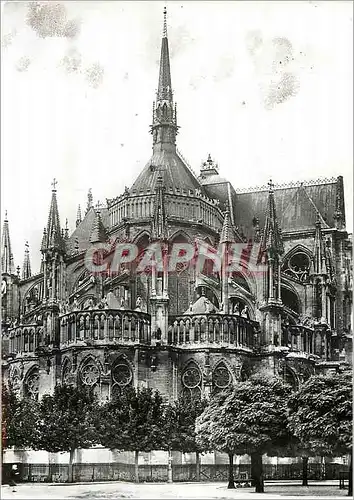 Cartes postales moderne Reims (Marne) La Cathedrale N D (XIIIe s) Le chevet