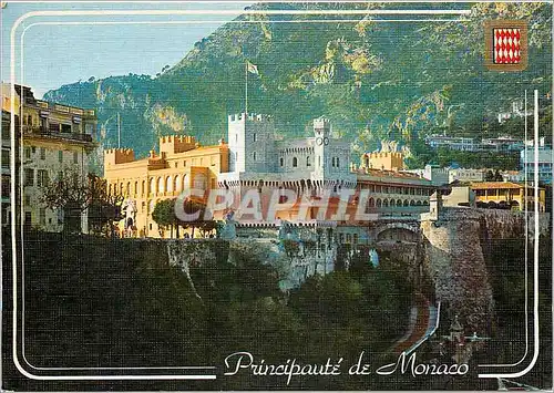 Moderne Karte Principaute de Monaco le Palais Princier et ses remparts