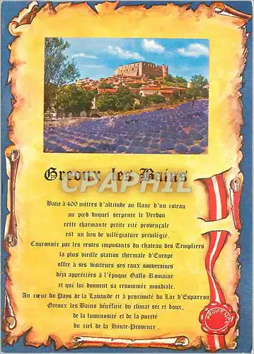 Cartes postales moderne Creoux les Bains (Alpes de Haute Provence)