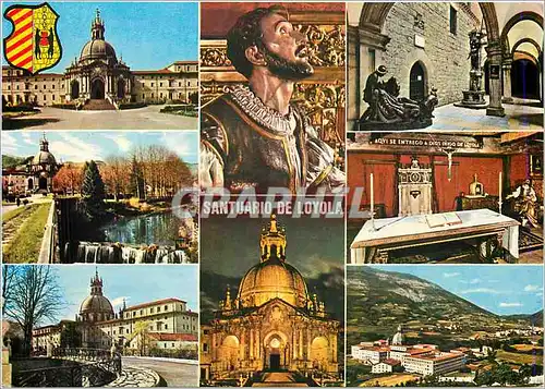 Cartes postales moderne Santuario de Loyola Fachada principal Rio Urola y Santuario