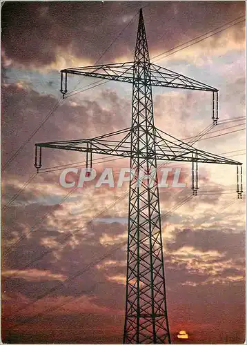 Cartes postales moderne Electricite