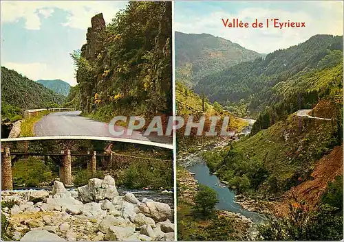 Moderne Karte Vallee de l'Eyrieux (Ardeche)