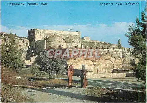 Moderne Karte Jerusalem La Porte doree