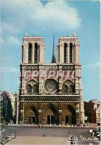 Moderne Karte Paris Notre Dame