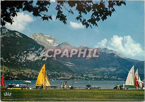 Cartes postales moderne Annecy depuis la Promenade du Paquier Panorama sur le Lac et le Massif de la Tournette (2657m)