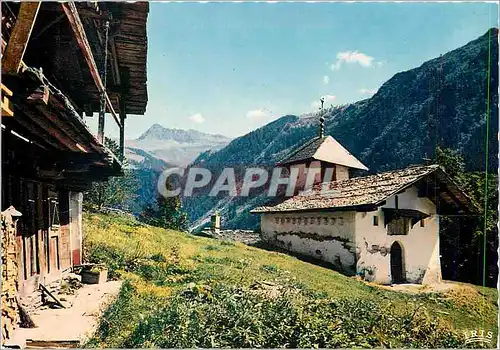 Cartes postales moderne Les Beaux sites de Savoie La Chapelle de Belleville (Classee monument historique) et le col du J