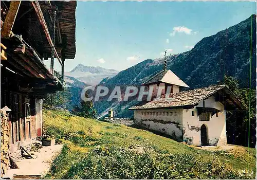 Moderne Karte Les Beaux sites de Savoie La Chapelle de Belleville (Classee monument historique) et le col du J