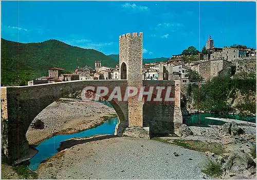 Cartes postales moderne Besalu Puente Romanico u vuite partial