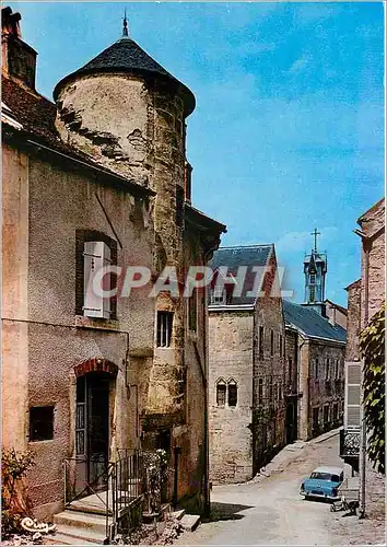 Cartes postales moderne Flavigny sur Ozerain (C d'Or) Rue des Juifs et Tour avc escalier e encorbellement (XVe s)