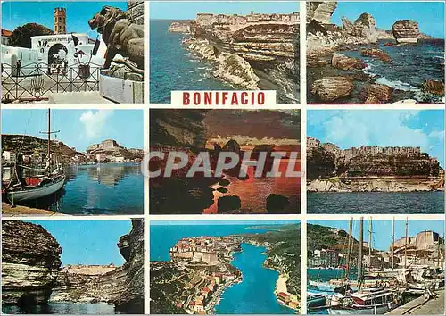 Cartes postales moderne Corse Ile de Beaute Bonifacio Unique par sa situation et ses falaises