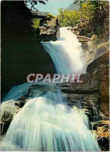 Cartes postales moderne Les Pyrenees Environs de Cauterets (H Pyr) Route du Pont d'Espagne