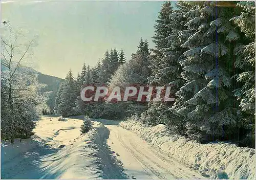 Cartes postales moderne Xe Jeux Olympiques d'Hiver dans les Alpes Grenoble Route de Grenoble a Chamrousse