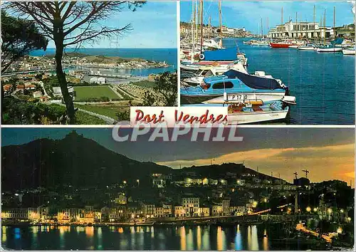 Cartes postales moderne En Parcourant le Roussillon Port Vendres Cote Vermeille vue generale Vue sur le port de Plaisanc