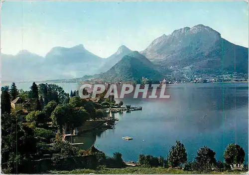 Cartes postales moderne Lac d'Annecy La Baie de Talloires et la Presqu'ile de Duingt