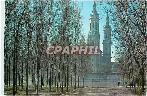 Cartes postales moderne Zaragoza El Pilar Desde la Arboleda