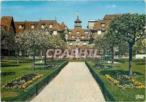 Cartes postales moderne Deauville Plage Fleurie Le Normandy Hotel et les Pommiers en Fleurs