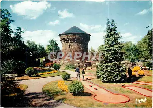 Moderne Karte Angers (Maine et Loire) Le Jardin de la Tour des Anglais Son golg miniature