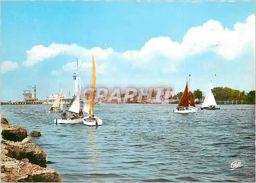 Cartes postales moderne Ouistreham Riva Bella Les Voiliers sur le Canal Bateaux