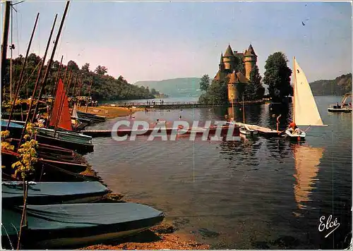 Cartes postales moderne Bort les Orgues (Correze) Le Chateau de val (XVes)