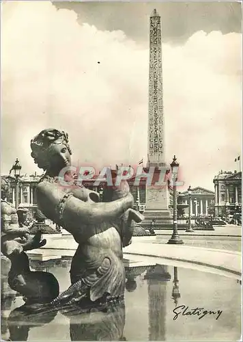 Moderne Karte Paris Place  de la Concorde