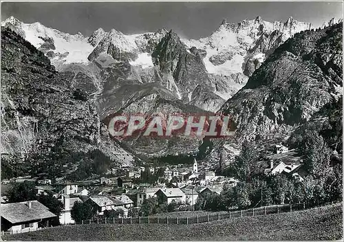 Cartes postales moderne Courmayeur 1224 m catena del M Bianco