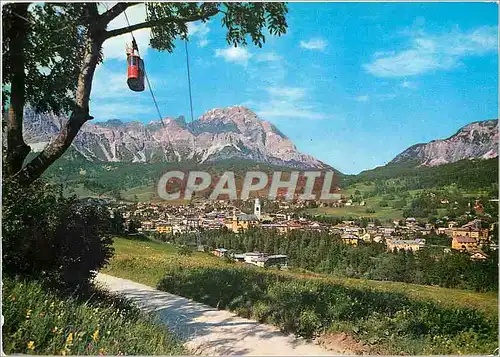 Cartes postales moderne Funivia Cortina Bolvedebce (m 1224 1539)