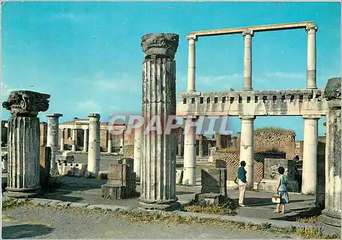 Moderne Karte Pompei Excavation Forum Civile South side