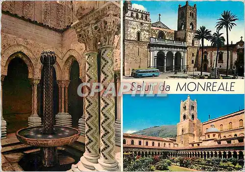 Cartes postales moderne Saluti da Monreale