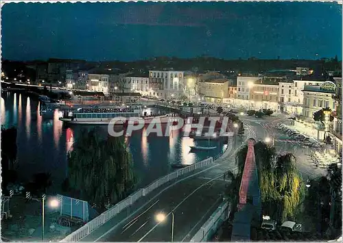 Cartes postales moderne Luc de Gorda Desenzano Quat du Lac la nuit